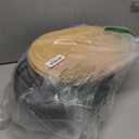 2 Pcs Oval Metal Mesh Storage Baskets with Tray Lids, Black Wire Organizer for Kitchen Countertop, Multi-functional Fruit and Bread Baskets for Home, Cabinet and Decorative Storage