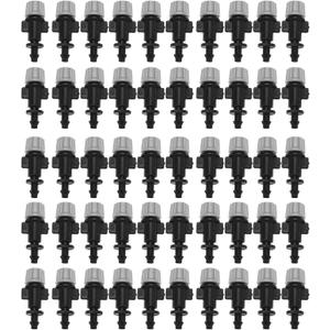 50pcs/Set Misting Nozzles Plastic Sprinkler Atomizer Nozzles for Patio Garden Agricultural Greenhouse Drip Irrigation Outdoor Cooling System