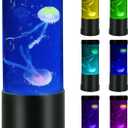 Jellyfish Lamp, Led Fantasy Jellyfish Light with Auto Color Changing, Mood Lighting USB Aquarium Night Light Decorations for Home Office Decor Great Gifts for Kids (9 inches)