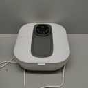 RIKE Collapsible Foot Spa with Heat, Bubbles, 24-Level Temp Control, Red Light, Timer, Foot Soaking Tub with 6 Shiatsu Rollers & Pumice Stone, Foot Bath Massager Pedicure FootSpa for Stress Relief