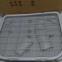Cat Litter Mat Litter Trapping Mat,19.69"X15.95"X5.90"Litter Box Mat,Waterproof Cat Mats for Litter Large,Easy Clean,Non-Slip Litter Mat for Cat,Urine-Proof Kitty Litter Catcher Mat,Washable (Grey)