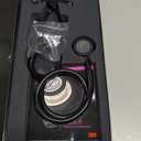 3M Littmann Classic III Monitoring Stethoscope, 5803, More Than 2X as Loud, Weighs Less, Stainless Steel Black-Finish Chestpiece, 27" Black Tube, Stem and Headset