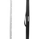 KEZERS 9 FT Dual Sided Aluminum Grade Rod - 8ths, 3 Section 9 Foot, Black
