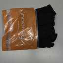 INNERSY Womens Underwear Cotton Hipster Panties Regular & Plus Size 6-Pack (Large, Black)