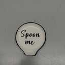 Coffee Spoon Rest, Engraved Cute Counter Spoon Holder Funny Farmhouse Home Bar Coffee Station Table Accessories Dcor, Gift for Coffee Lovers Girlfriend Wife Husband Anniversary Friends