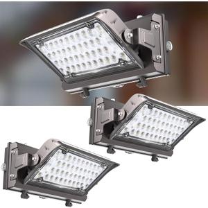 Lightdot 150W LED Wall Pack Lights, 360 Adjustable Panel with Dusk to Dawn Photocell, 22500Lm 5000K Daylight, IP65 Waterproof & Advanced Heat Dissipation Outdoor Security Lighting(Height:10~20ft)