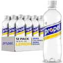 Propel Electrolyte Enhanced Water Sports Drink, Lemon Flavored Water, Zero Calorie & Zero Sugar Hydration with Electrolytes and Vitamins C & E, 16.9 fl oz Bottles (2x 12 Pack) + (1x 10 Pack)  Expiration Date Nov. 02 2026
