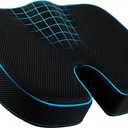 Memory Foam Seat Cushion for Sciatica & Tailbone Pain Relief Ergonomic Office Chair Cushion, Coccyx Cushion for Tailbone Pain, Sciatica Pain Relief Pillow for Office, Car