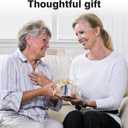 cotsoco Mini Handheld Massage Gun, Deep Tissue with 6 Speeds, Cordless Muscle Massager with 4 Heads,Type-C Charging, Travel Size, Best Gifts (Grey)