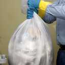 Aluf Plastics 33 Gallon Clear Trash Bags - 33" x 39" - 1.5 MIL (eq) - CSR Series - Heavy Duty Industrial Liners Clear Garbage Bags for Recycling, Contractors, Storage, Outdoor, 1 Count (Pack of 100)