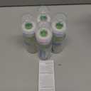 Dr. Brown's Natural Flow Anti-Colic Options+ Narrow Baby Bottle, 4 oz/120 mL, with Level 1 Slow Flow Nipple, 0m+, 4 Pack