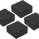 PATIKIL Rubber Anti-Vibration Pads, 4 Pcs Square Vibration Isolation Mats 1.97" x 1.97" x 1" for HVAC, Air Conditioner, Air Compressor, Washer, Dryer, Black