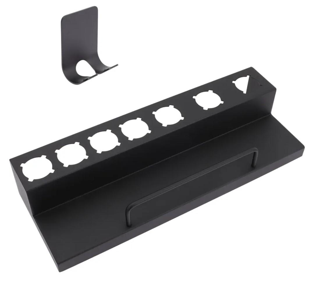 Wall-Mounted Hair Styling Tool Organizer Curler Rack for Home Salon Use Space-Saving Design for Curling Iron and Blow Dryer Storage