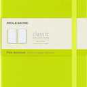 Moleskine Classic Notebook, Large, Plain, Lemon Green, Hard Cover (5 x 8.25)