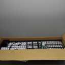 Over The Sink Dish Drainer Drying Rack, 37.4 inch, Kitchen Supplies for Kitchen Counter Multiple Dishes Flatware & Utensil Holder, Black