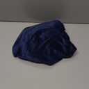 MIFXIN Velvet Stretchy Couch Cushion Slipcover Sofa Cover Universal Plush Wear-Resistant L Shape Sectional Sofa Backrest Cushion Cover Furniture Protector with Elastic Bottom (Navy, Back Cover)