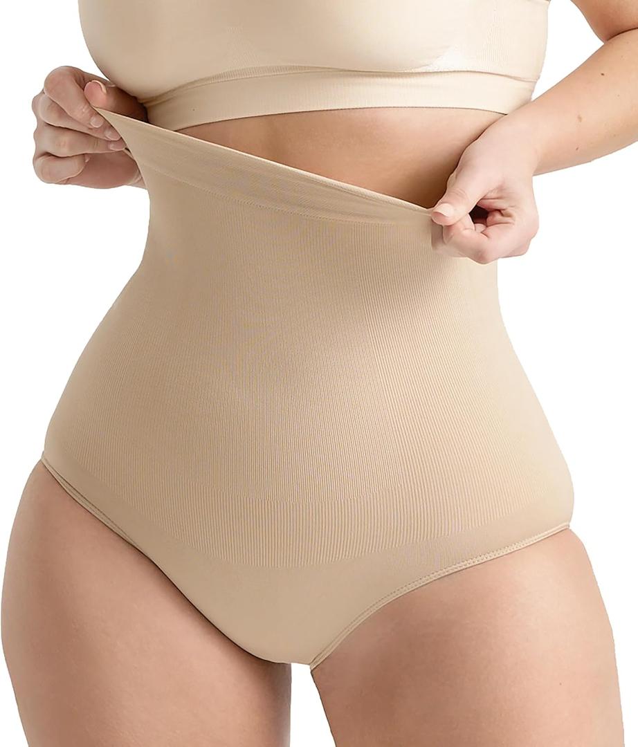 SHAPERMINT Shapewear for Women - Seamless Shapewear Tummy Control Panty, Body Shaper, Tummy Control Underwear for Women (XL)