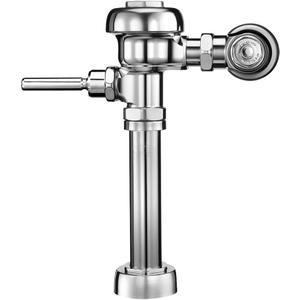 Sloan Regal 111 Exposed Manual Water Closet Flushometer, 1.6 GPF Manual Flush Valve - Single Flush, Fixture Connection Top Spud, Diaphragm Valve, Polished Chrome Finish, 3080053