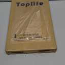 Toplife 10+ Bakeware Organizer Rack for Kitchen Bakeware, Cookware, Dinnerware, Cutting Boards, Plates, Pot and Pan Lids (Brown)