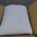 sancua 10 Pack White Tablecloth 60 x 120 Inch, Rectangle Table Cloth for 8 Feet Tables - Stain and Wrinkle Resistant Washable Polyester Table Cover for Dining Tables, Buffet Parties and Camping