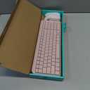 Logitech MK250 Bluetooth Wireless Mouse and Keyboard Combo: Fast & Easy Connectivity, Compact Wireless Keyboard, Ambidextrous Mouse, Durable Build - Windows/MacOS - Rose