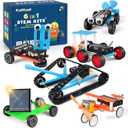 6-in-1 STEM Kit for Kids Ages 6-12, STEM Toys for Boys Ages 8-12, Robot Building Kit & Car Crafts for Kids, Science Activities Robotics Kits for 6 7 8 9 10 12 Year Old Boys Girl Birthday Gifts