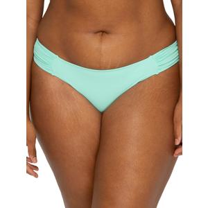 Smart & Sexy Women's Swim Secret Side Ruched Bikini Bottom (Mint Chip)