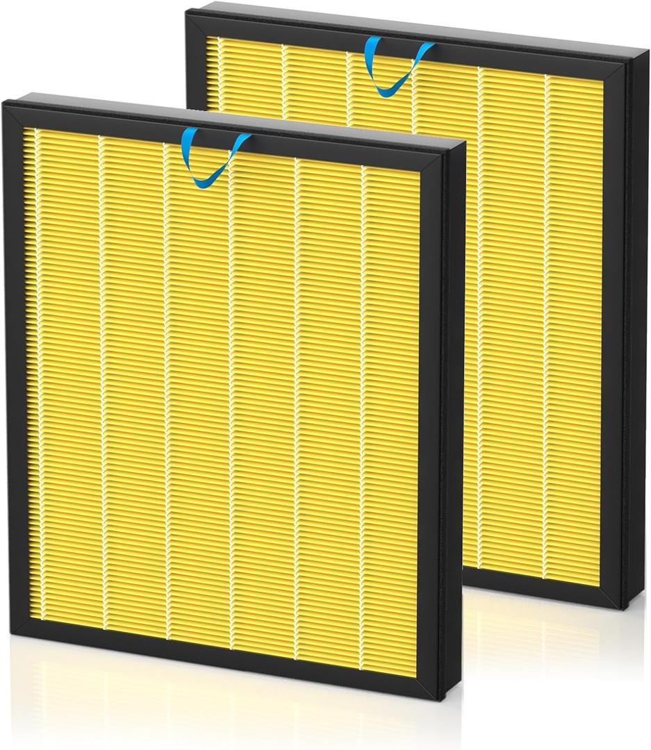 Colorfullife Vital 200S Pet Care Replacement Parts for LEVOIT Vital 200S and 200S-P, 200S-RF-PA (LRF-V201-YUS), 2 Pack, Yellow