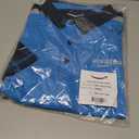 LULY YANG DSP Men's Active Polo - Short Sleeve (Blue, XXL)