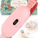 Stocking Stuffers for Women Portable Heating Pad for Period Cramps Cordless Electric Menstrual Heating Pad for Cramp Relief Travel Idea Christmas Gifts for Women Her Mom Teens Girls Mother (Pink)