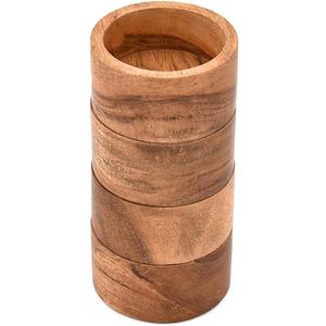 EDHAS Bowl Set of 4 – Hand-Carved, Food-Safe Rustic Small Bowls for Entertaining, Parties, Snacks, Candy, Nuts, Dips, Desserts, Kitchen Gift (3" X 3" X 1.5")