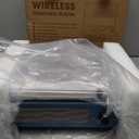 Vinyl Record Player with 2 Stereo Speakers Belt-Driven Vintage Turntables 3 Speed 3 Size Wireless Bluetooth Playback AUX-in RCA Out Headphone LP Vinyl Players Auto Stop Frosted Purple