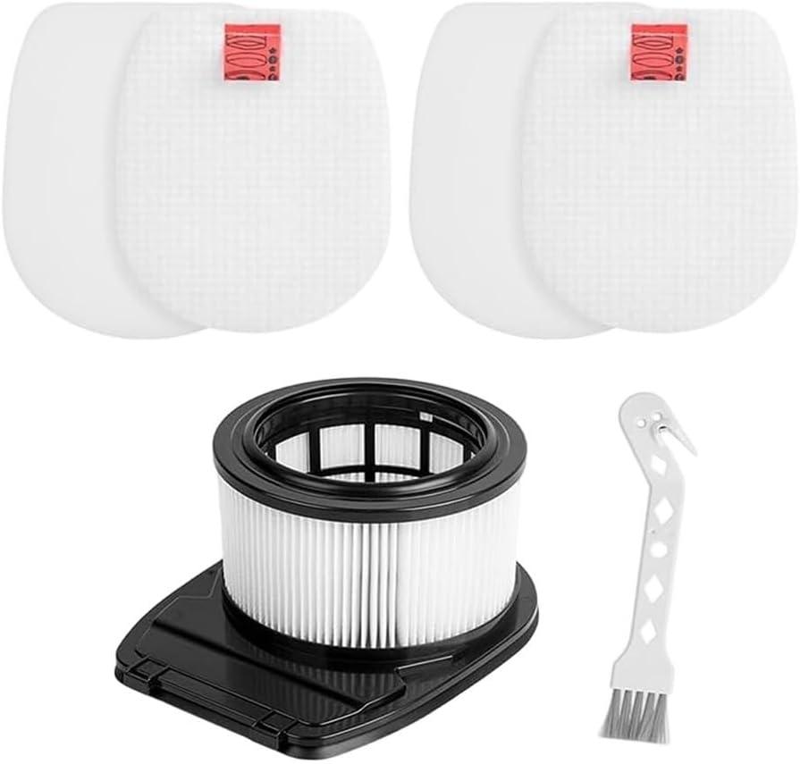 Fit For Shark IZ531H IZ540H IZ541H IZ542H IZ562H IZ563H IZ661HC IZ662HC Upright Vacuum, Replacement Filters, 1 Filter, 4 Foam Filters & 4 Felt Filters, 1 Clean Brush