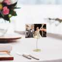 Table Number Holders, Place Card Holders, Picture Holders for Tables, Photo Holders for Tables, Small Table Card Holders for Centerpieces, Wedding Reception, Party, Birthday, 8PCS