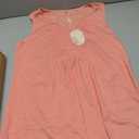 Zeagoo Womens Tank Tops Summer Sleeveless Pleated V Neck Tunic Shirts Loose Casual Button Flowy Boho Clothes Small