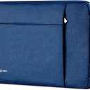16 15.6 15.4 15 Inch Laptop Sleeve Shockproof Protective Case Compatible with MacBook Pro 16/15, Surface Laptop 15, Surface Book 15, Waterproof Computer Bag Dell HP Lenovo Acer Asus - Blue