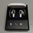 RYR Wireless Gaming Earbuds, 20ms Low Latency, Gaming Earbuds with Noise Cancelling Mic, 2.4Ghz & Bluetooth, LED Display, 36H Playtime for Meta Quest 3/2, PS5, PS4, VR, Switch, Steam Deck, PC, Phone (White)