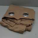 NICETOWN Blackout Window Curtains and Drapes for Kitchen, Window Treatment Thermal Insulated Solid Grommet Blackout Drapery Panels (Set of 2 Panels, 34 by 63 Inch, Cappuccino)