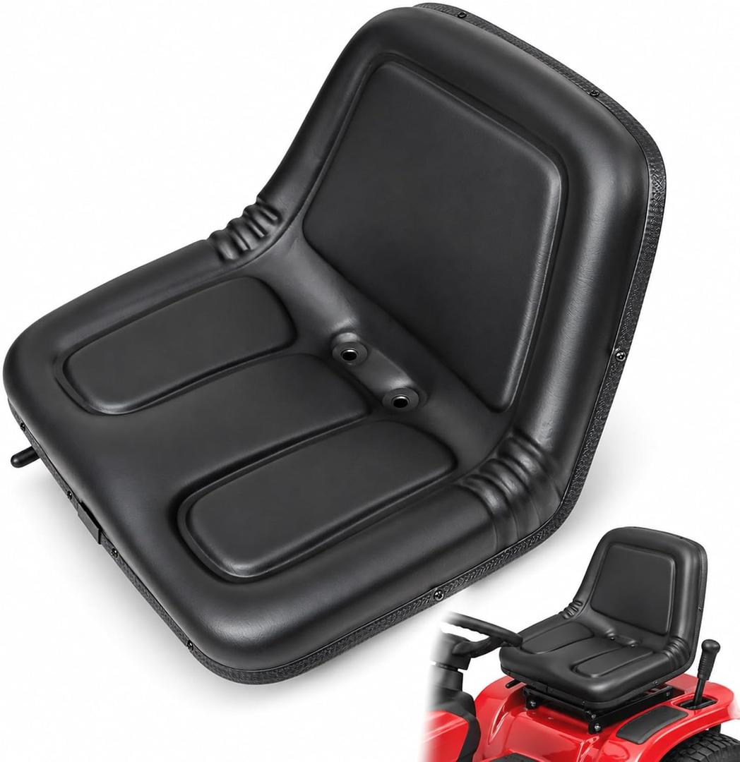 FZJDSD Steel Pan Lawn Mower Tractor Equipment Seat Mid-Back Steel Pan