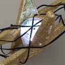 Wninbu Christmas Tree Topper Star Lighted with 6 Projection Modes, Christmas Star Tree Topper Projector Built-in LED Rotating Lights, 3D Glitter Dynamic Projector Party Christmas Decorations (Gold)