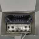 MR.SIGA Sink Caddy, Kitchen Sink Organizer Sponge Brush Holder with Drip Tray, White & Gray