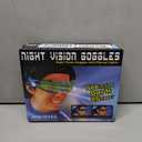 Kids Night Vision Goggles with Spy Frisbee Toys, 2 PCS Spy Lens/Glasses Toys with Flip-Out Lights Green Lens, Adjustable Spy Gear Night Mission Goggles Kit for Kids 6 7 8 9 10 11 12 Boy Gifts