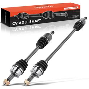 A-Premium Pair (2) Front CV Axle Shaft Assembly Compatible with Fiat 500 2012-2016 L4 1.4L, Automatic Transmission Only, Driver and Passenger Side, Replace# 68070392AB, 68070393AC