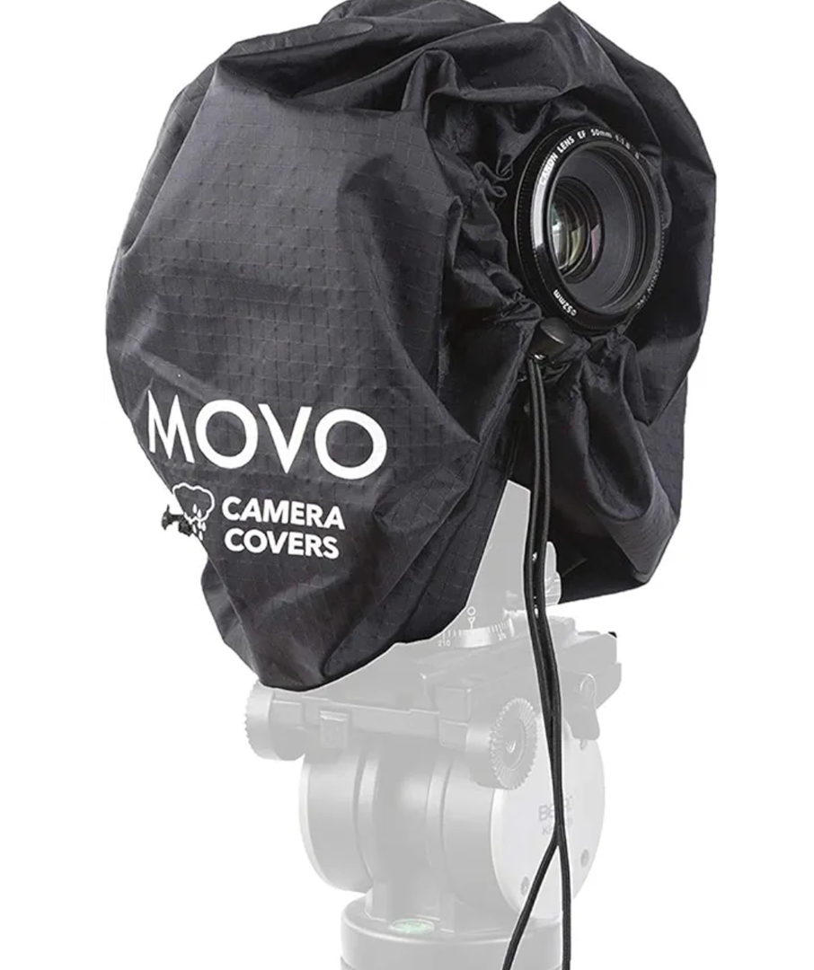 Movo CRC11 Camera Rain Coat Rain Cover for DSLR Cameras and Mirrorless Cameras and Lens (Junior Size: 11" x 14.5")