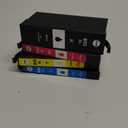 Remanufactured Replacement for 802XL Ink Cartridges for Epson Printer Replacement for Epson 802XL Ink Cartridges for Epson WF-4734 WF-4730 WF-4720 WF-4740 EC-4040 EC-4030 EC-4020 Printer (4 Pack)