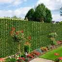 DearHouse 68.9x157.5in Artificial Ivy Privacy Fence Wall Screen, Artificial Hedges Fence and Faux Ivy Vine Leaf Decoration for Outdoor Garden Decor