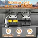 Just-V Truck Bed Rail Side Mount Holder for Toyota Tacoma 2005-2026, for Toyota Tundra 2022-2026, 2Pc Bed Rail Modular Accessories Mount for Shovels, Axes, Recovery Plates, Bike, Fuel Tanks