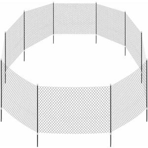 TRIXIE Portable Pet Fence, Mesh Dog Playpen, Ideal Outdoor Camping Fence, Lightweight Easy to Transport