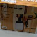 Paint Sprayer, Electric Spray Paint Gun, 3 Modes & 4 Brass Nozzles, with Cleaning & Blowing Joints, Variable Flow Control, for Doors, Fences, Walls, Cabinets, Garden Chairs, Furniture, etc.