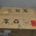 Ohniyou Ceiling Fans with Lights, 52'' Low Profile Ceiling Fan with Light and Remote/APP Control, Modern Flush Mount Ceiling Fan for Indoor Bedroom Living Room, Dimmable, Qiuet DC Motor, Black